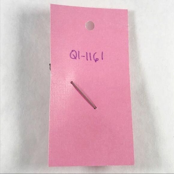 Vintage Silver and Black Wheat Rhinestone Brooch - Picture 3 of 5